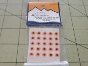 50 Prism Tape Fishing Realistic Adhesive Fly Tying Lure Making Eyes ORANGE 3.5