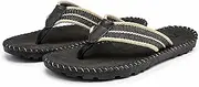 [LEE COOPER] Men's Shower Slide Athletic Flip Flop Sandals, Comfort Sport Indoor Outdoor Flip Flop with Soft Insole, Non-Slip Beach Thong Sandals for Men Men's Twinpin Sandals