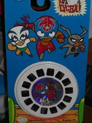 2004 VIEW MASTER MUCHA LUCHA 3D REELS #G4456!