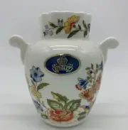Vintage Aynsley Fine Bone China England Cottage Garden Mini Floral Bud Vase New