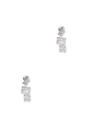 Completedworks How to Get a Low Score at Tetris Drop Earrings - Silver ONE SIZE