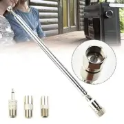 Adapter Antenna 4pcs/set Antenna + Adapters Copper Material DAB FM Extendable