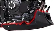 Chassis Skid Plate Fit for VOGE CU525 Modified Engine Protection Plate Lower Deflector Metal Chassis Decorative Accessories Chassis Protective Cover(Matt Black)
