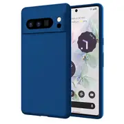 ZUSLAB Google Pixel 8 Pro Case Nano Silicone Shockproof Gel Rubber Bumper Protective Cover (2023) - Blue