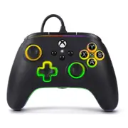 Advantage Wired Controller for Xbox Series X-S with Lumectra with RGB LED Strip - Black