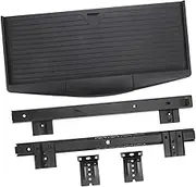 Didiseaon Under Desk Keyboard Tray with Mouse Platform Ergonomic Slide Out Keyboard Holder for Desk Sturdy Construction Integrated Storage for Office Home Workspaces