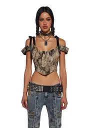 [Current Mood] Pawsitive Thinking Corset Top