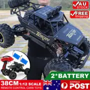 38CM Electric Remote Control 4WD RC Monster Truck Off-Road Vehicle Buggy Car AU