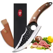 Handmade Forged Kitchen Chef Knife Meat cleaver Butcher Knife Boning Knife Japan