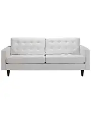 Modway Empress Bonded Leather Sofa NoSize White