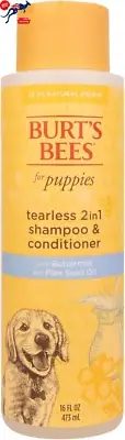 Burt's Bees Tearless 2-in-1 Puppy Shampoo & Conditioner | Gentle & Natural Pet W