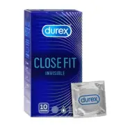 Durex Close Fit Invisible Condoms for Men - 10s | Ultra Thin Condom - Free Ship