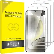 [JETech] Screen Protector for Samsung Galaxy S24 5G 6.2-Inch, Tempered Glass Film, Fingerprint ID Compatible, HD Clear, 3-Pack