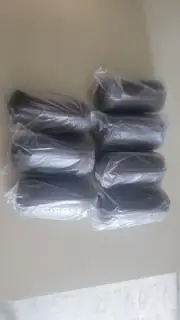 Lot of 7 NEW Timberland Brown Zippered Clamshell Glasses Case (Horizontal)