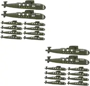WOONEKY 20 Pcs Simulated Submarine Desktop Submarines Models Landscaping Submarines Submarines Statue Submarines Decorative Submarines Decor Submarines Crafts