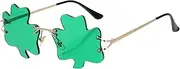 [LIFKOME] Costume Accessory Irish Patrick's Day Sunglasses Comfortable Frameless Glasses for Adults