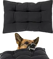 HOMBYS Chew Proof Dog Bed for Teething Puppy, Indestructible Durable and Water Resistant Crate Pad Mat for Aggressive Chewers, Kennel Pad for Medium Dogs Cages (Small(29" L x 18" W))