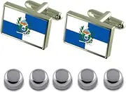 [Select Gifts] Shirt Dress Studs Rio de Janeiro Flag Cufflinks
