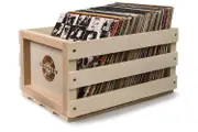 Crosley Record Vinyl Album LP Storage Wooden Crate Box CRAC1004A-B3