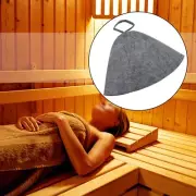 Brand New Sauna Hat Wool Cap Felt Foldable Porosity Soft Solid Spa Bath