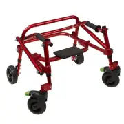 Klip- Lightweight Posterior Rollator Walker/Gait Trainer 4 Wheel - with Flip-...