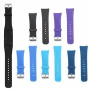 Silicone Watch Band Replacement Watch Strap for Samsung Gear Fit 2 24 BLACK