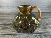 Pilgrim Carnival Art Glass Nugget Pitcher Unusual 5 Side