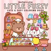 Little Fuzzy: Coloring Book for Adults and Teens with Simple and Cute Drawings