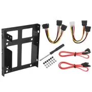 Dual SSD HDD Mounting Bracket 3.5 to 2.5 Internal Hard Disk Drive Kit2180
