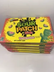 5 Sour Patch Kids Watermelon Flavored Candy 3.5 Ounce Theater Boxes