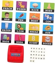 GALPADA Educational Card Machine Alphabet Learning Toy Interactive Learning Toys Boys and Girls Early Childhood English Platter