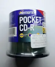 MEMOREX POCKET CD-R 210MB DISCS { 50 Pack } ️ NEW