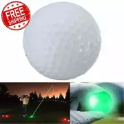 3/6Pcs flashing Sports LED Golf Balls Glow in the Dark Night Light Up Luminous