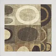 Frame Company Watson Range Modern Geometric Neutral II by Michael Mullan Frame, Wood - 12 x 12 Inches, White