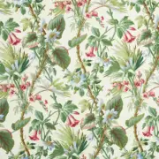 Schumacher Floral Botanical Print Fabric- Palmetto Garden / Tropic 3.5 yd 172951