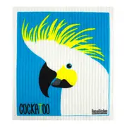 RetroKitchen Compostable Sponge Cloth - Cockatoo | Flora & Fauna AU