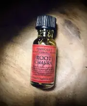 Root Chakra Magick Ritual Oil, Handmade, Wicca, Witchcraft, Organic, Reiki