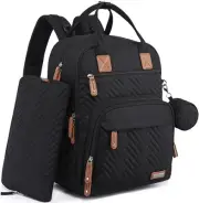 iniuniu Diaper Bag Backpack, 4 in 1 kit Large Unisex Baby Bags for Boys Girls...