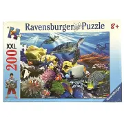 Ravensburger Ocean Turtles Puzzle 200 PC XXL Tropical Fish Reef Jigsaw