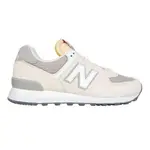 NEW BALANCE 男女休閒運動鞋( 574系列 麂皮 慢跑 NB N字鞋「U574RCD」 淺奶茶灰白