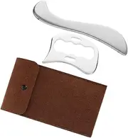 2-in-1 Muscle Therapy Tool Gua Sha Tool Muscle Scraper Back Scraping Massager for Soft Tissue Massage Sports Use