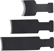 WRITWAA 3Pcs Hair Coloring Comb Tint Brush Tools for Hair Dyeing and Hairdressing Black Hair Brush for Highlights and Balayage Techniques