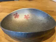 Shigaraki Sakura Bonsai Pot Unused with Box Japanese Handmade Ceramic Vase