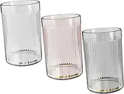 PHENOFICE Mouthwash Cup Toothbrush Holder 3 Pack Reusable Portable for Bathroom Camping Travel