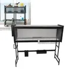 Dish Drying Rack Over Sink Steel Black Plate Dish Drainer Organizer 2 Tier Black