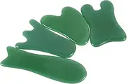 Ipetboom 4pcs Jade Scraping Board Massage Tools for Women Care Promotes Smooth Touch present for Family and Friends