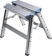 Ronyme Folding Step Stool Ladder Non Slip Wider Pedal (Maximum 150kg) Strong Heavy Duty Practical for Camping Supermarkets Adults