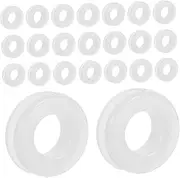 HAPINARY 100pcs Earring Clip Pads Soft TPE Non Pierced Earring Backs for Small Versatile Circle Design for Studs Hoops Comfortable and Durable Ear Clips Allergy Jewelry Accessories