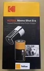 KODAK Memo Shot ERA Kids Instant Digital Camera and Photo Label Printer Yellow