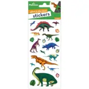 2 Sheets Dinosaurs Dino Glow In The Dark Stickers Planner Supply Crafts